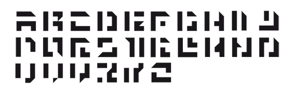 Alphabet pixel - Frank Abbasse-Chevalier - Graphiste multimédia